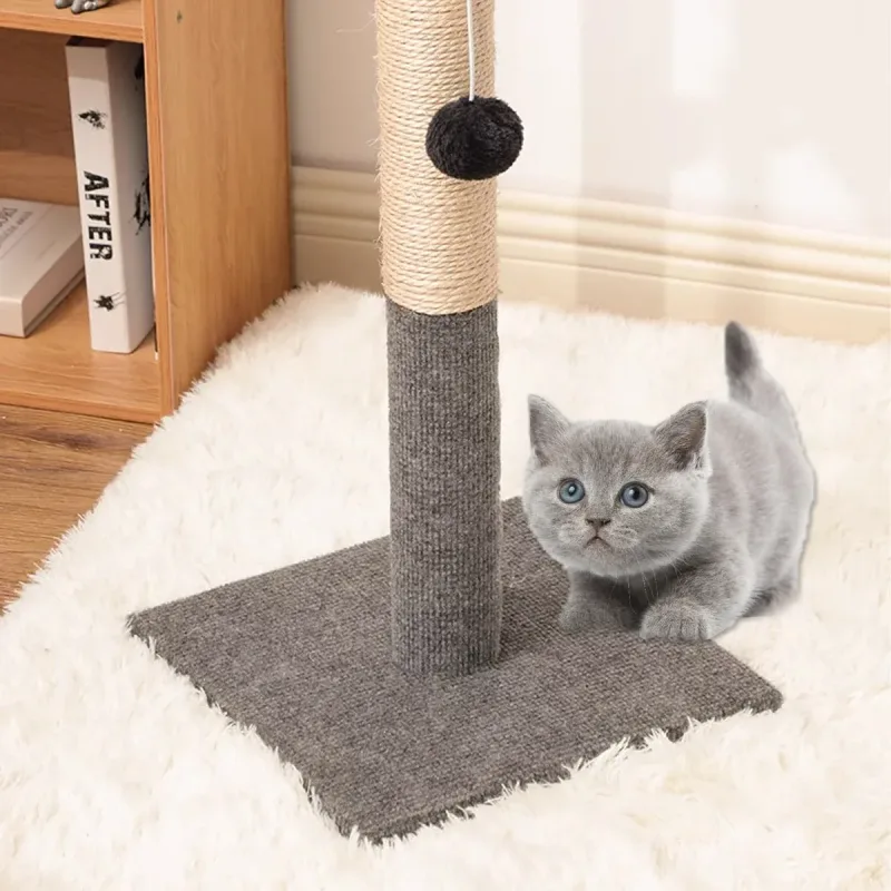 Sisal Cat Claw Board Vertical Scratching Post Simple Cat Scratch Pad Furniture