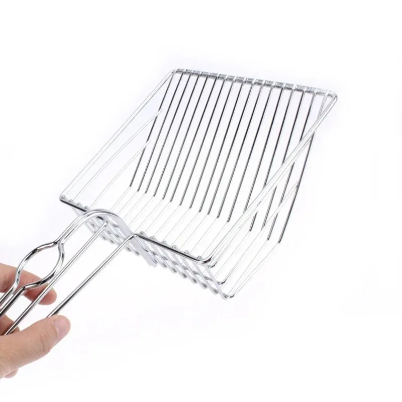 1-Piece Metal Cat Litter Scoop