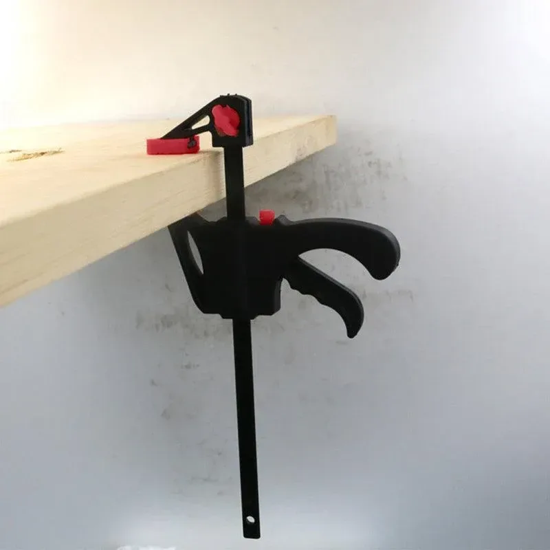 Quick Woodworking Clip Bar Clamp F-Tyle Grip Quick Ratchet Release Squeeze Tools – Orange