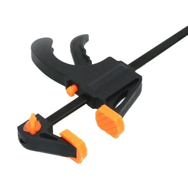 Quick Woodworking Clip Bar Clamp F-Tyle Grip Quick Ratchet Release Squeeze Tools – Orange