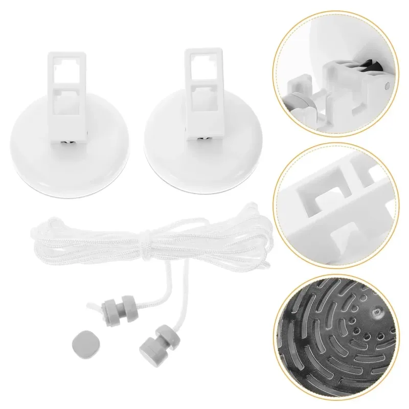 5m or 10m Wall-Mounted Suction Cup Clothesline Retractable Durable Sturdy Laundry – 5m
