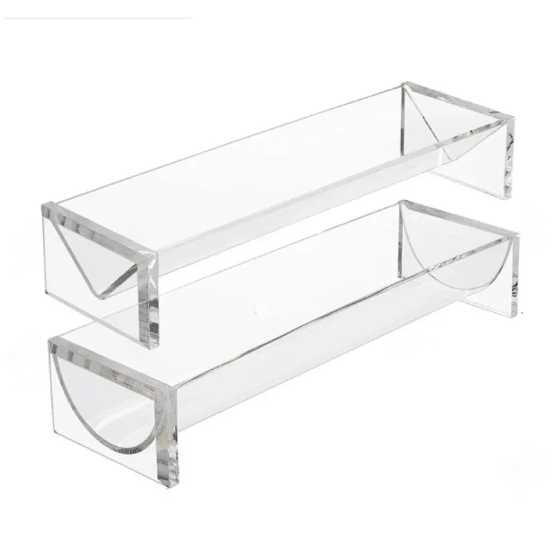 1PC Transparent Rectangular Biscuit Display Rack Food Dessert Wedding Cake Stand