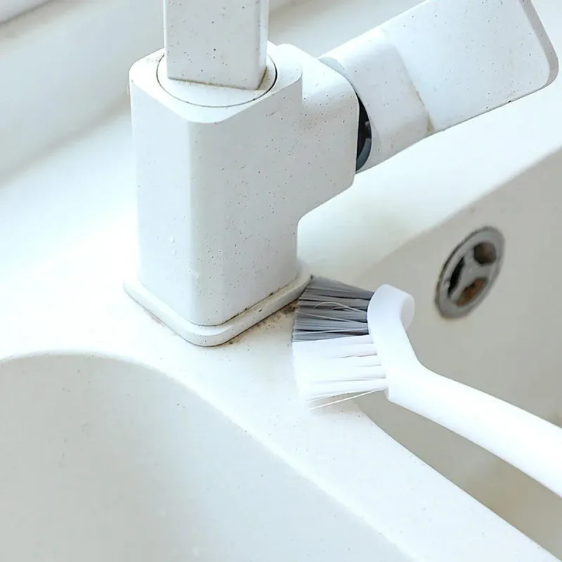 1/2pcs Small Brush for Bathroom Tile Wall Floor Gap Corner Seam Cleaning Tool – 1PC