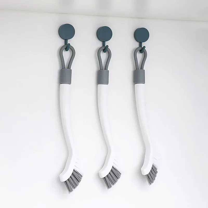 1/2pcs Small Brush for Bathroom Tile Wall Floor Gap Corner Seam Cleaning Tool – 1PC