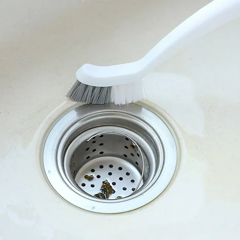 1/2pcs Small Brush for Bathroom Tile Wall Floor Gap Corner Seam Cleaning Tool – 1PC