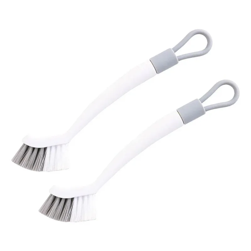 1/2pcs Small Brush for Bathroom Tile Wall Floor Gap Corner Seam Cleaning Tool – 2PCS