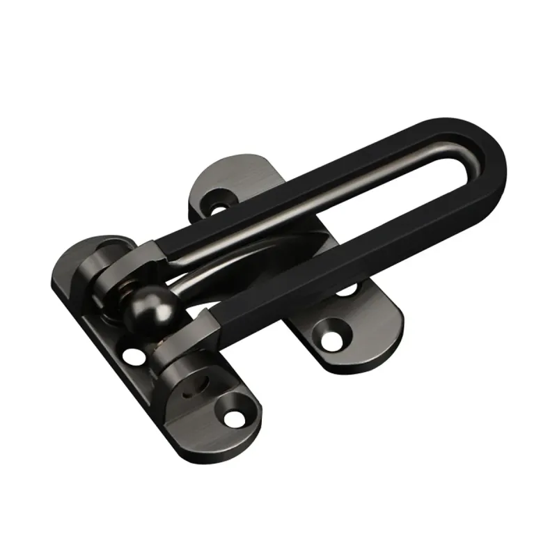 Anti Theft Lock Latch Door Bolt Security Lock For Home Bedroom Bathroom - Grey Anti Theft Lock Latch Door Bolt Security Lock For Home Bedroom Bathroom - Grey