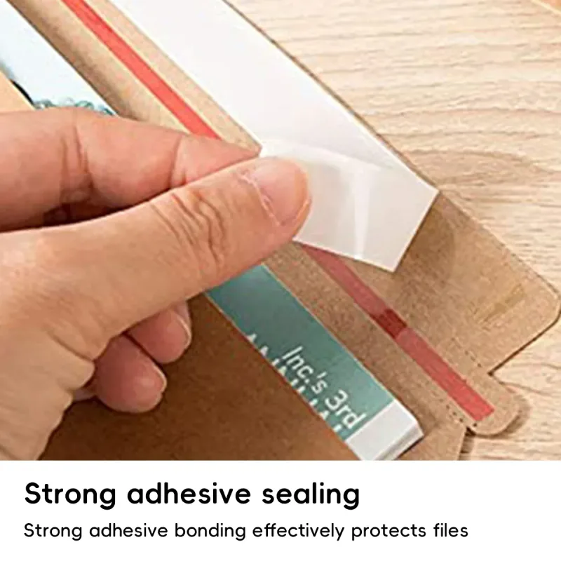 100PCS Small Kraft Paper Envelopes With Clear Window Self Seal Card Mailers – Green