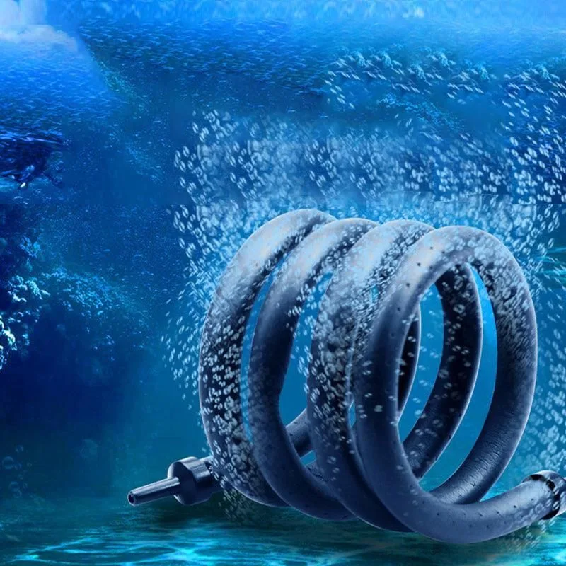 Flexible Aquarium Air Stone Oxygen Diffuser Strip for Fish Tank Aeration System – 105cm Dual-inlet