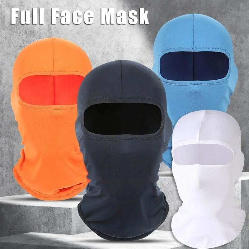 Balaclava Face Mask Uv Protection For Men Women Ski Motorcycle Running Riding – White