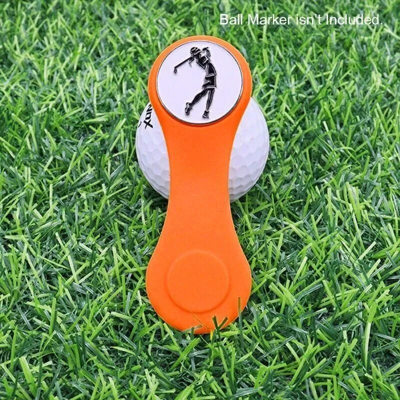 1Pc Silicone Golf Hat Clip Ball Marker Holder with Secure Attachment Design – Pink