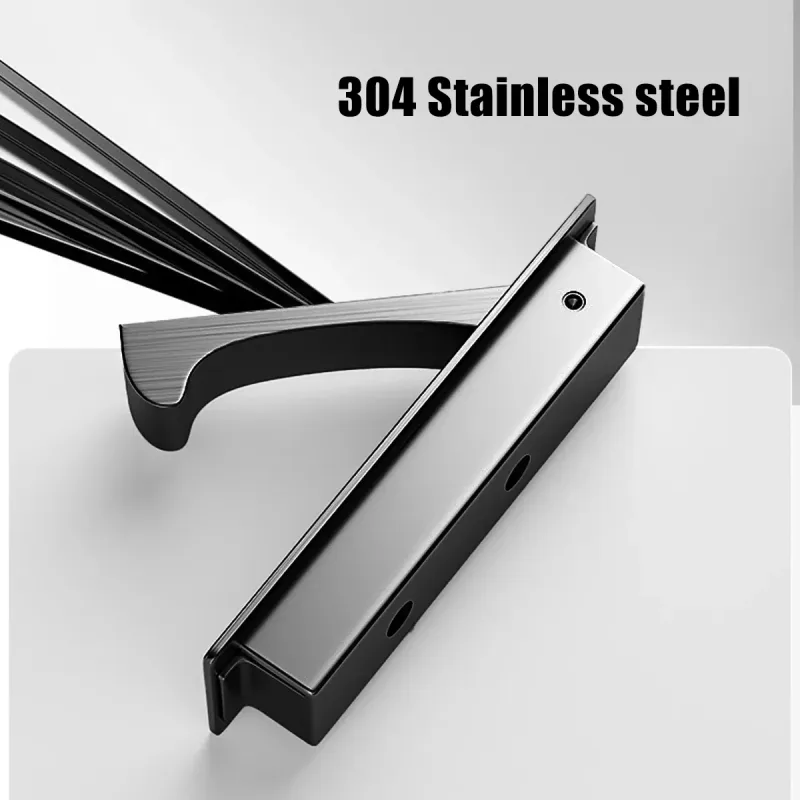 Tatami Silver Drawer Handle Embedded Rotating Concealed Cabinet Pull Invisible – Grey