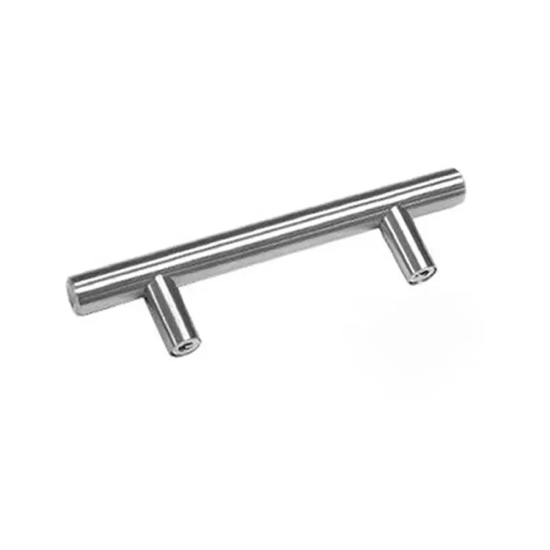 5pcs Silver Kitchen Cabinet Door Handles Stainless Steel Door Drawer Pull T Bar – 100mm/64mm