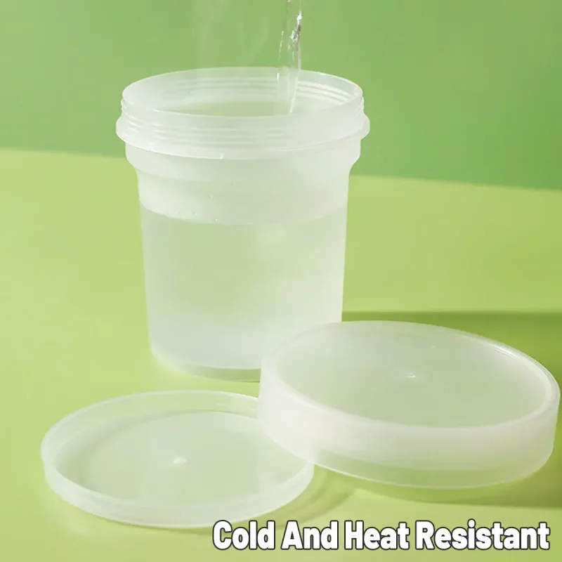 50pcs Dessert Packing Boxes 300ml 500ml Clear Takeout Cup Containers for Cake – 500ml