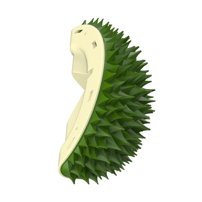 Durian Rubbing Comb for Cats Grooming Massage Tool Pet Hair Comb for Shedding - Green Durian Rubbing Comb for Cats Grooming Massage Tool Pet Hair Comb for Shedding - Green