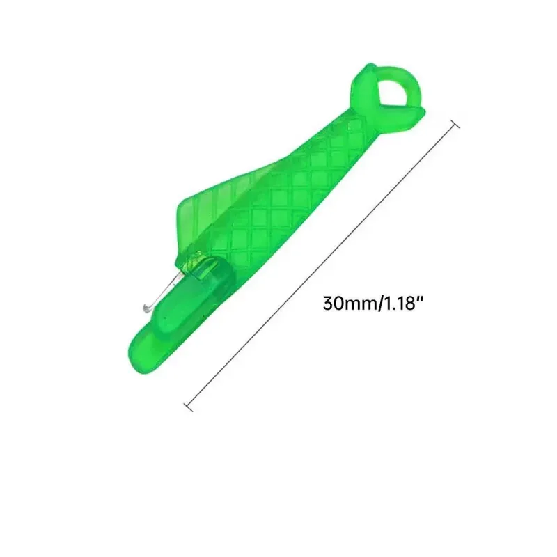5PCS Plastic Needle Threader Tool for Sewing Machine Quick Lead Garment Sewing – Green