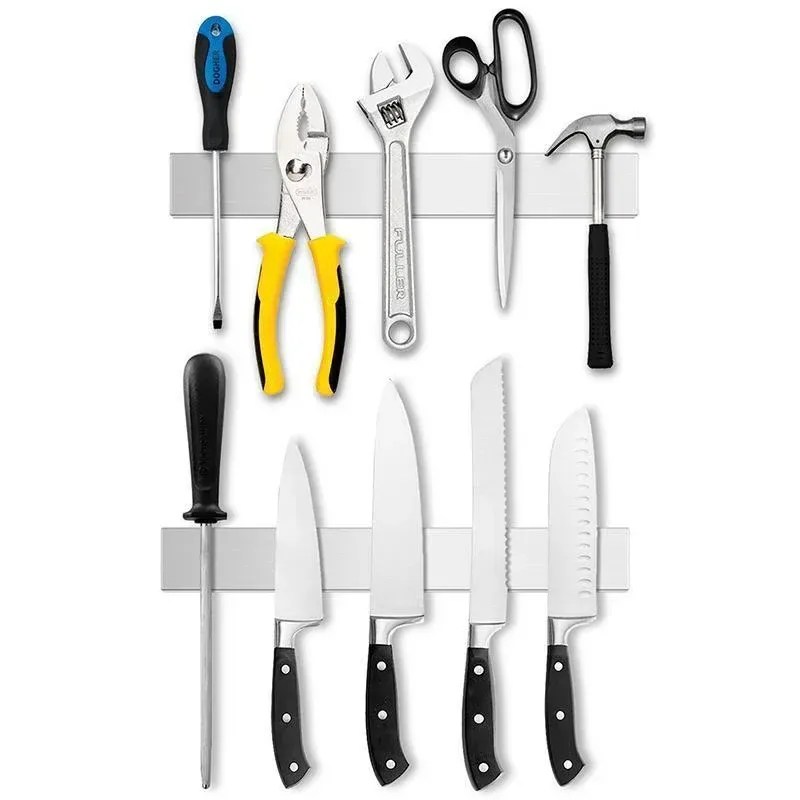 40/50cm Stainless Steel Magnetic Knife Rack Holder Knives Tool Shelf Magnet – 30CM