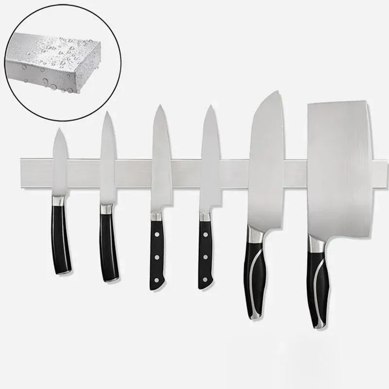 40/50cm Stainless Steel Magnetic Knife Rack Holder Knives Tool Shelf Magnet – 30CM