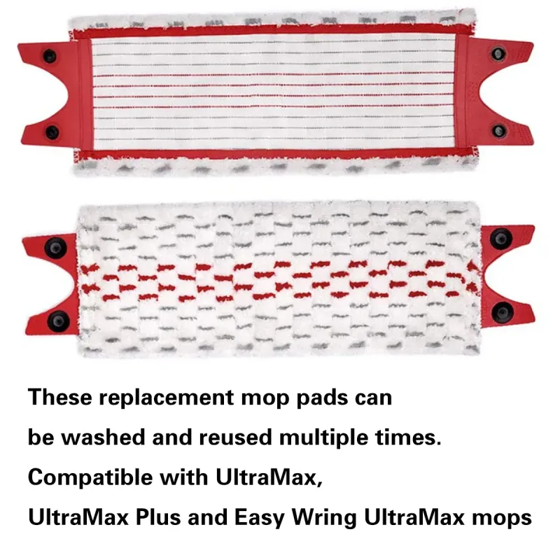2 Pcs Mopcloth Accessory for UltraMax UltraMaT Microfibre Head Replacement