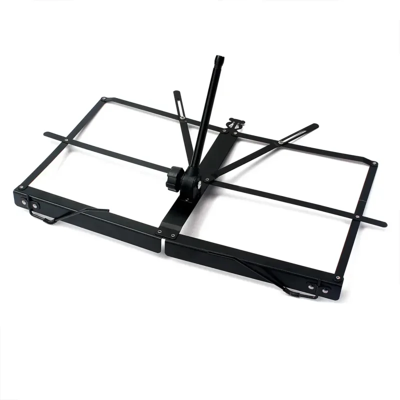 Portable Folding Music Stand Iron Desktop Book Holder Reading Sheet Rack Display