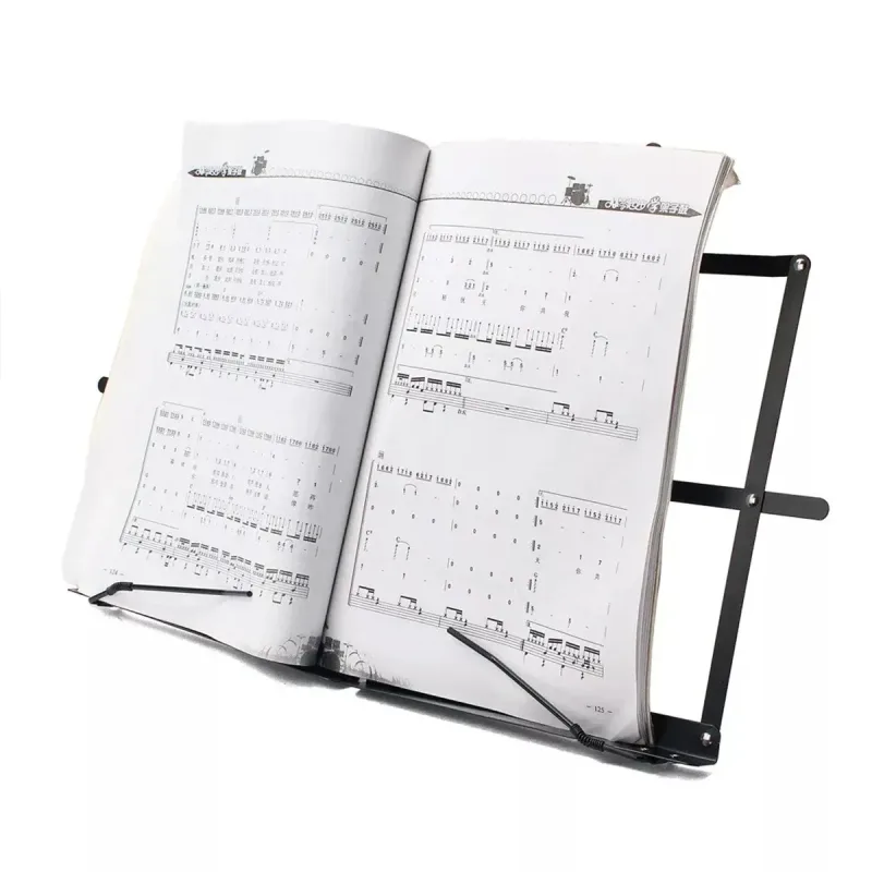 Portable Folding Music Stand Iron Desktop Book Holder Reading Sheet Rack Display