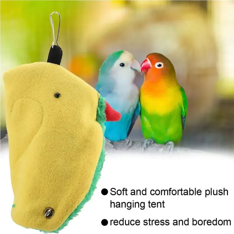 Parrot Hammock Bird Nest Warm Comfortable Bird Cage Accessory Pet Bed Cozy – Cube