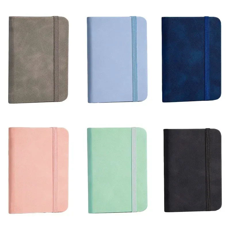 10pcs Mini Pocket Notebook A7 Small Portable Notepad for Office School Use – Light Blue