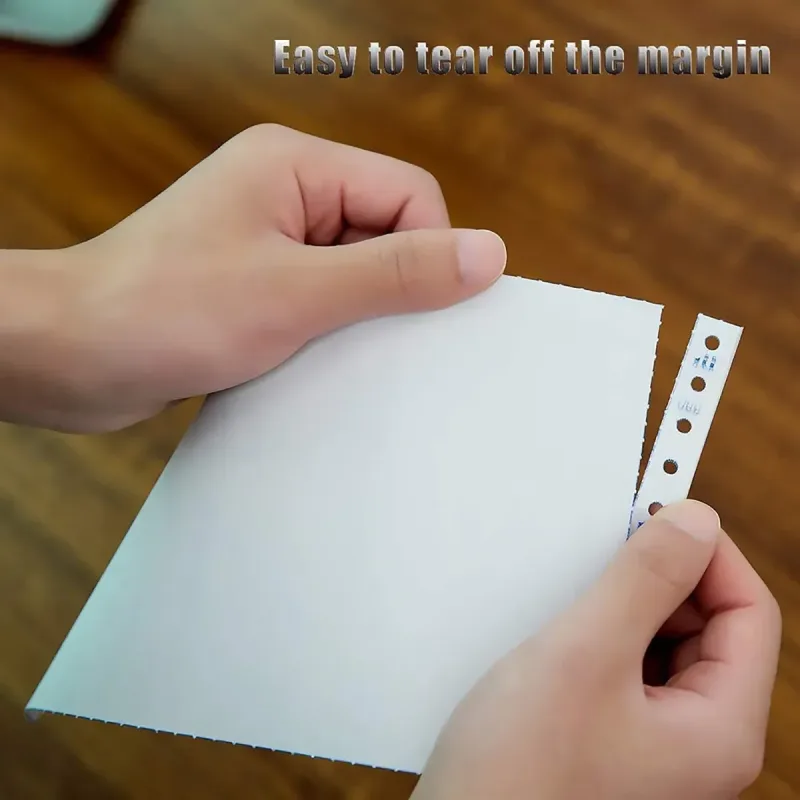 NCR Carbonless Computer Paper Clear Printing Pure Wood Pulp