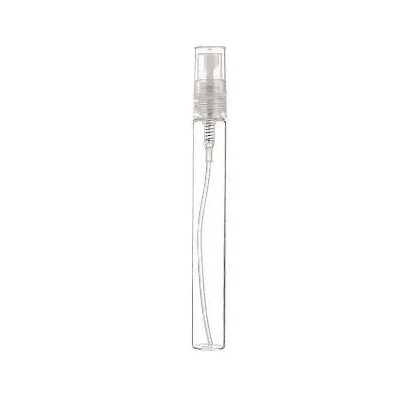 10Pcs Glass Perfume Bottles - 3/5/10ml with Atomizer Pump Spray 10Pcs Glass Perfume Bottles - 3/5/10ml with Atomizer Pump Spray