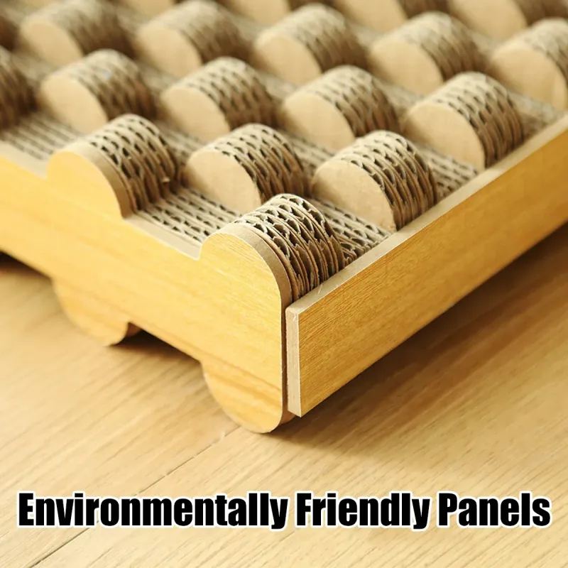 Cat Entertainment Corrugated Scratching Board Cat Toy Anti Scratch Durable – Basic Model