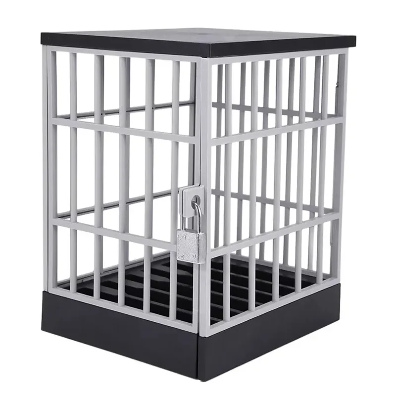 Mobile Phone Jail Lock Up Safe Smartphone Storage Box Prison Cell Locking Cage