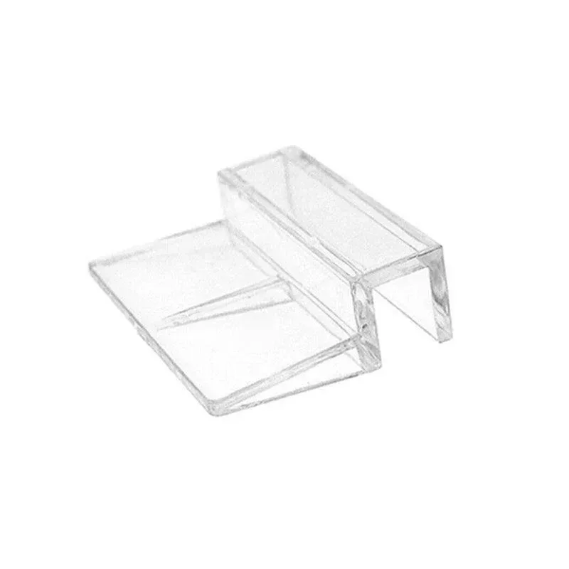 4Pcs Aquarium Fish Tank Glass Cover Support Holder Acrylic Clip Bracket 6/8/10/12mm – 6mm