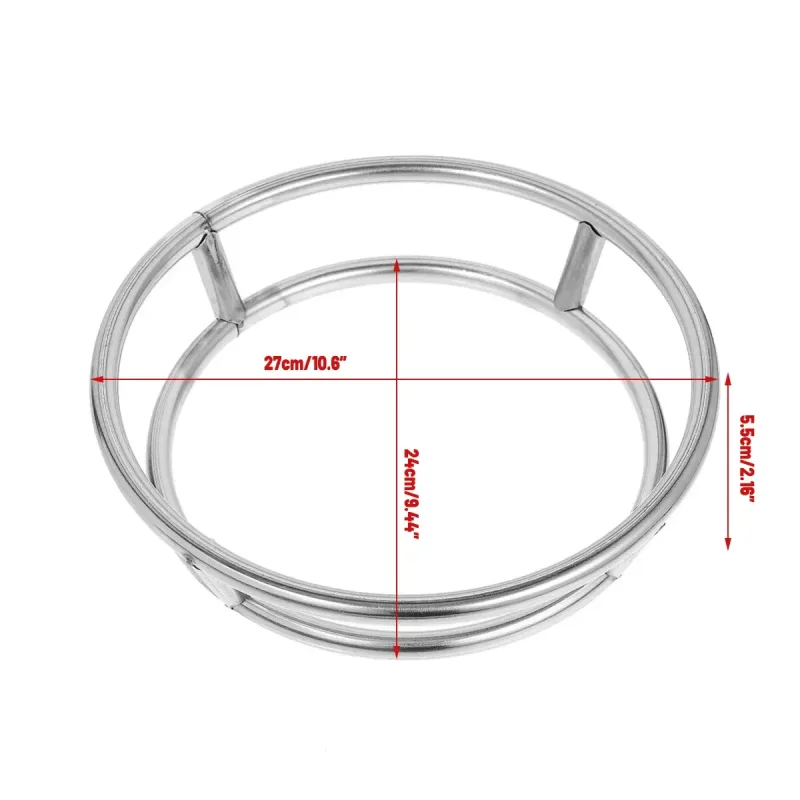 Thickened Stainless Steel Heat Resistant Pot Stand Kitchen Trivet Rack