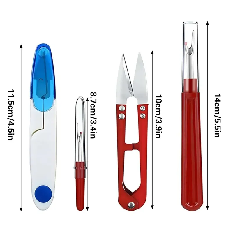 4PCS Sewing Craft Seam Ripper Thread Cutter Sharp Blade Easy To Use Durable