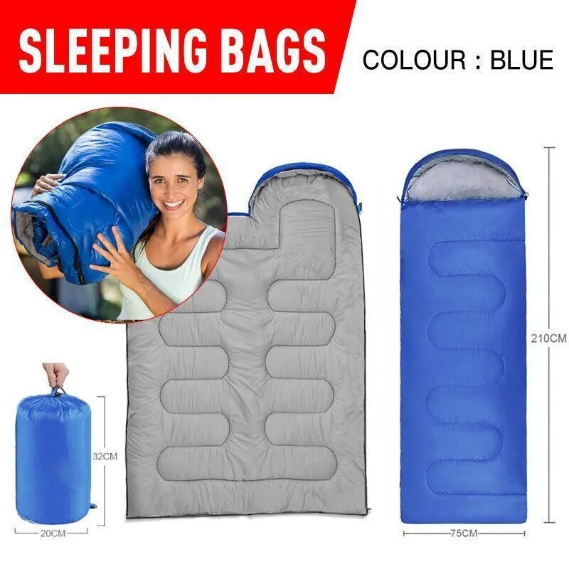 Outdoor Sleeping Bags Single Sleeping Bag Camping Hiking Winter Thermal Au Stock Outdoor Sleeping Bags Single Sleeping Bag Camping Hiking Winter Thermal Au Stock