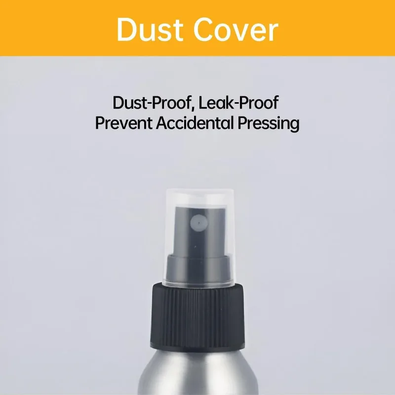 10pcs Travel Size Refillable Aluminum Spray Bottles Toner Cleaning Solution Mist – 10pcs-200ml
