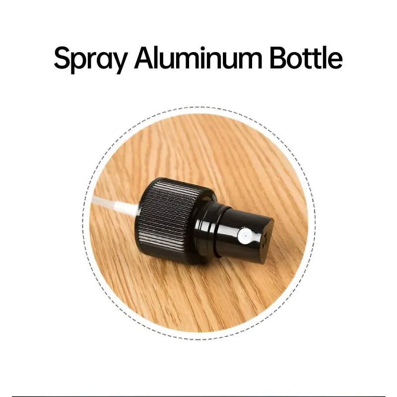 10pcs Travel Size Refillable Aluminum Spray Bottles Toner Cleaning Solution Mist – 10pcs-200ml
