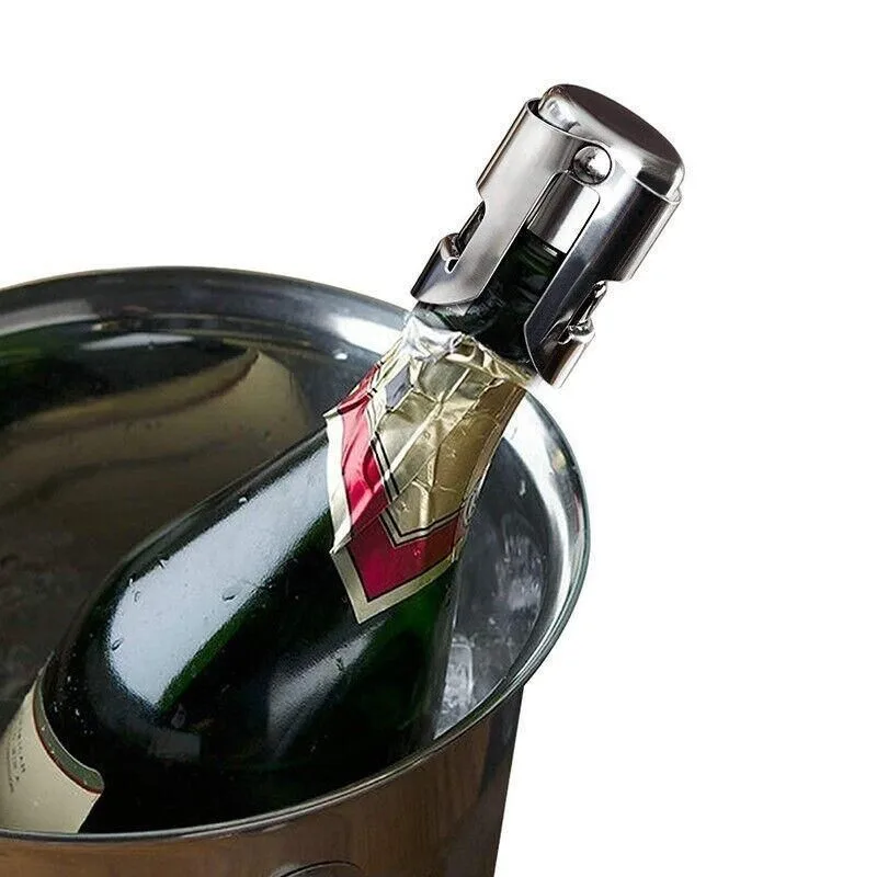3X Stainless Steel Sparkling Wine Stopper Champagne Stopper Bubble Fizzy Bottles