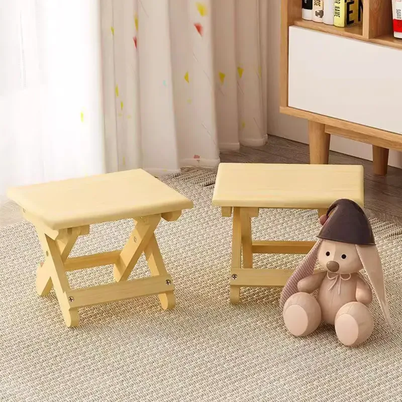 Portable Multi Purpose Foldable Low Stool Durable Space Saving For Home Outdoor