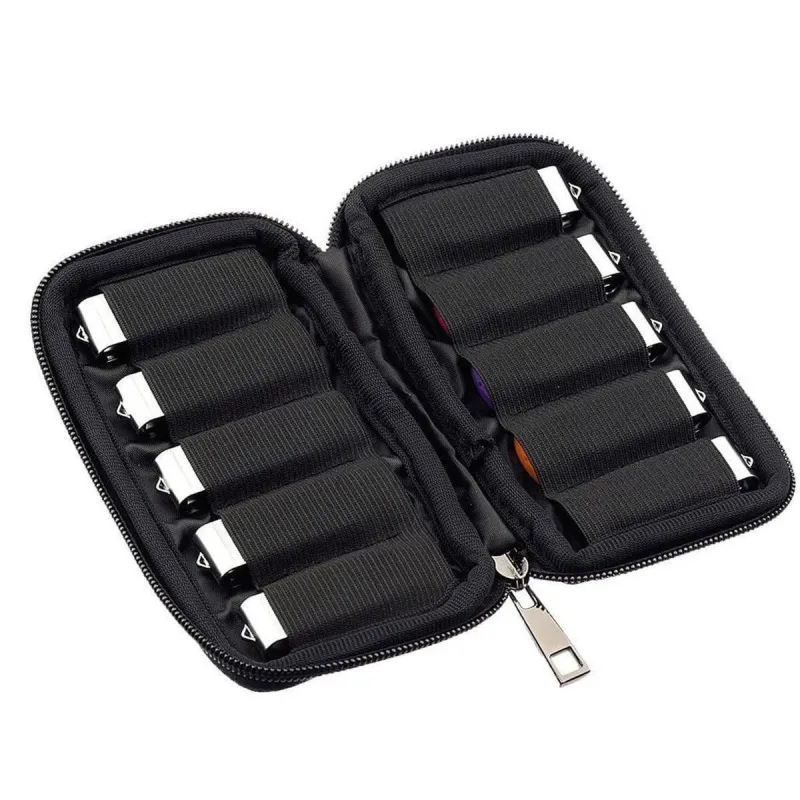 3PCS Large Capacity USB Flash Drive Storage Case Portable Black U Disk Bag