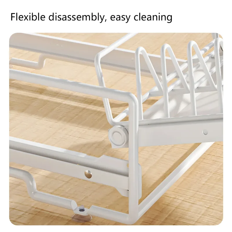 Pull Out Storage Rack Kitchen Dish Bowl Organiser Carbon Steel 40 x 30 x 13cm – Bowl Rack
