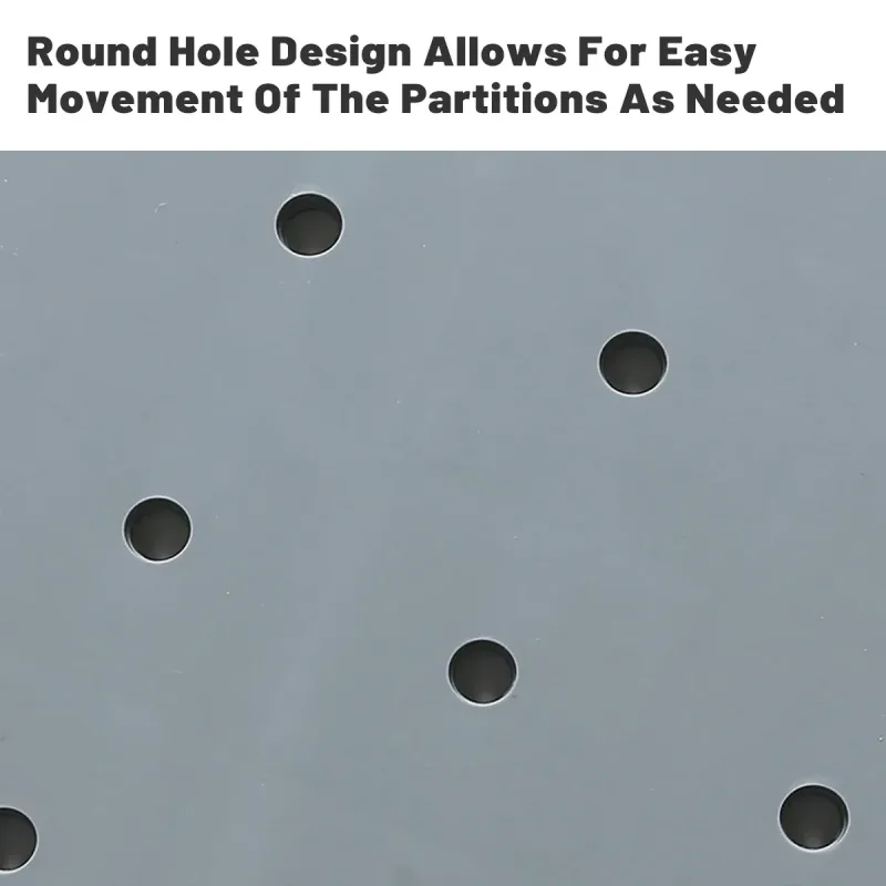 4PCS Pegboard Storage Rack Hanging Shelf Durable Space Saving