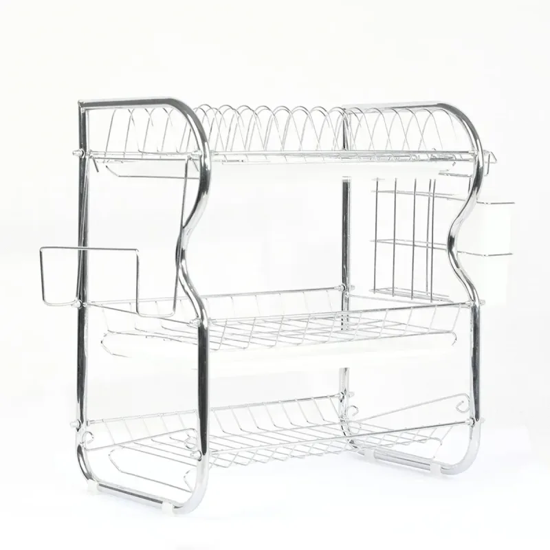 Kitchen Bowl Dish Rack Drainer Storage Cutlery Holder Cupboard Organizer