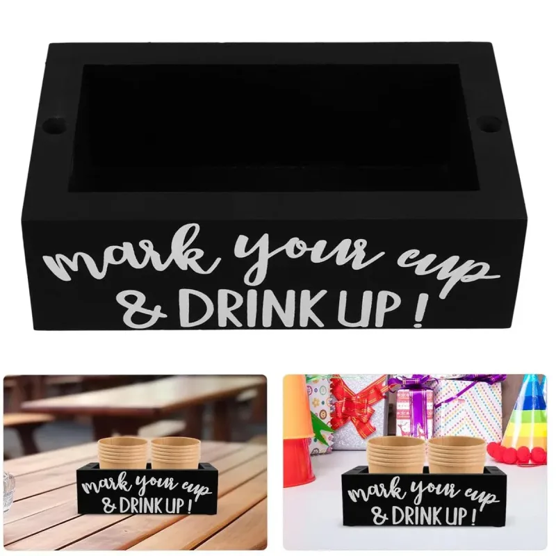 Disposable Paper Cup Storage Box Organizer Rack for Kitchen Cup Holder Storage – Rectangle
