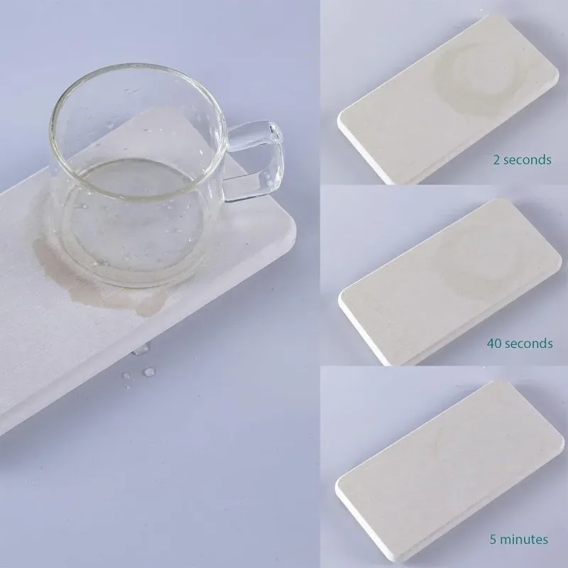 4PCS/Set Water Absorbent Diatomite Tray Diatomaceous Earth Kitchen Soap Dish