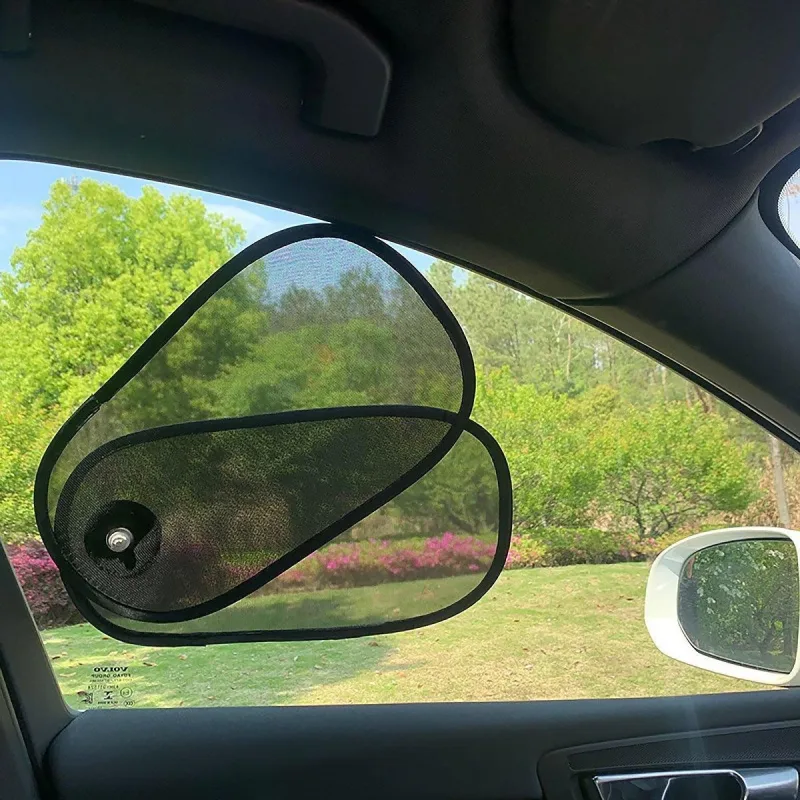 1PC Car Side Window Sun Visor Adjustable Foldable Sun Protection Heat Shield