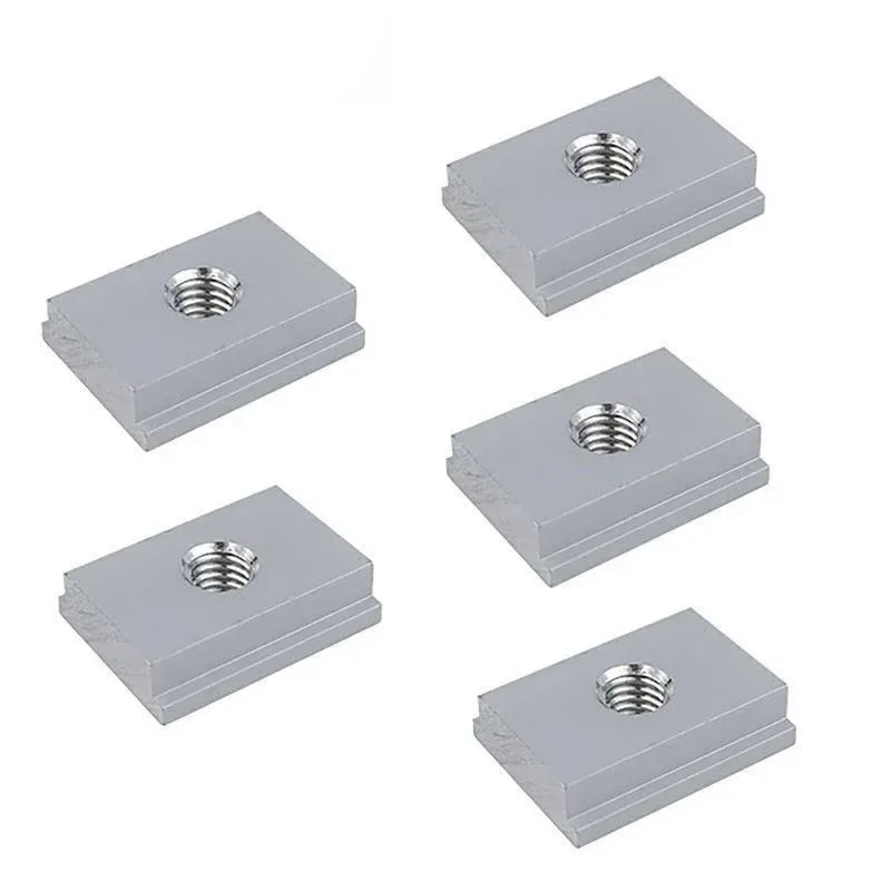 T Track T-Slot Slider Miter Aluminium Alloy Jig Tool Woodworking Set – 5PCS(M6)