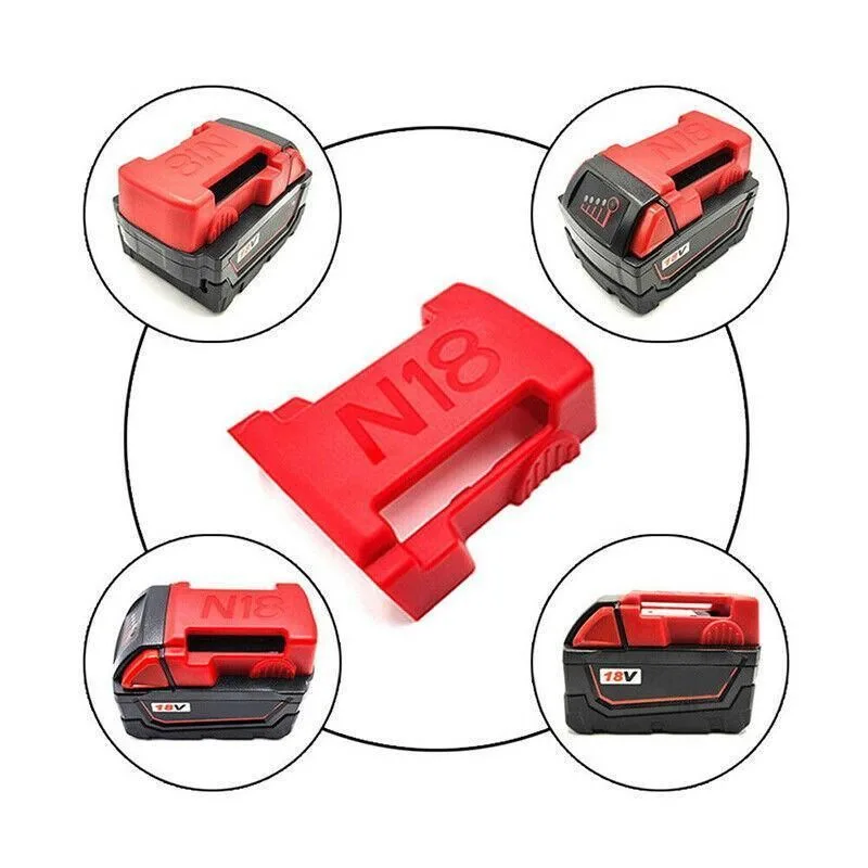 5Pcs Battery Mount Holder Stand For Milwaukee M18 18V Tool Battery Accessoriesau