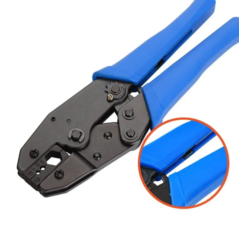 Cable Crimper Non-Insulated Electrical Ferrule Ratchet Wire Plier Crimping Tool