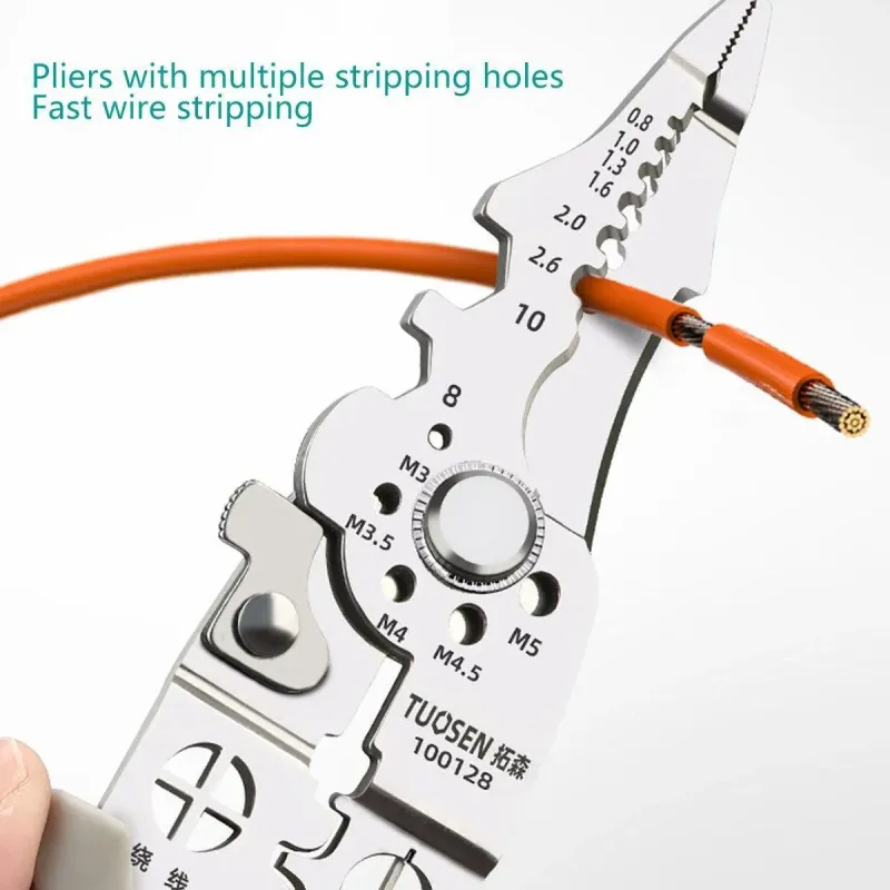 Multifunctional Wire Stripper Pliers Electric Cable Crimper and Cutter Tool Set